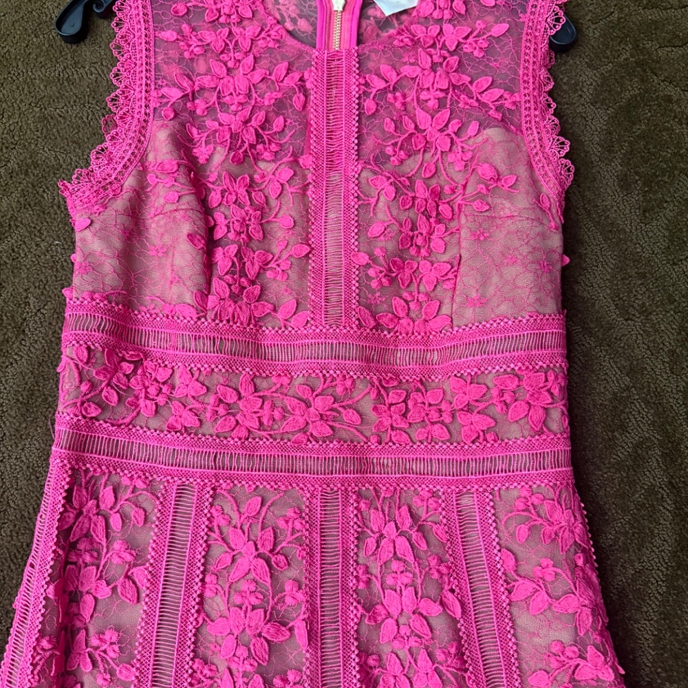 Bronx and Blanco embroidered mesh midi dress - Picture 9 of 11